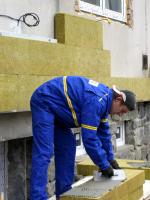 Obr. 6a: Správné lepení minerální vlny s kolmou orientací vláken