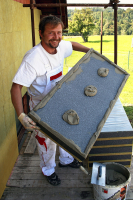 Obr. 6b: Správné lepení izolace z minerální vlny s podélnou orientací vláken