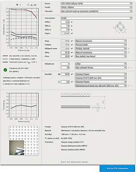 Knauf kalkulátor prostorové akustiky