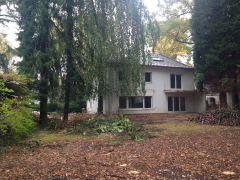 Pohled ze zahrady před renovací