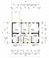 Půdorys prvního patra