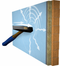 Omítka spolehlivě překonává nahodilé mechanické namáhání