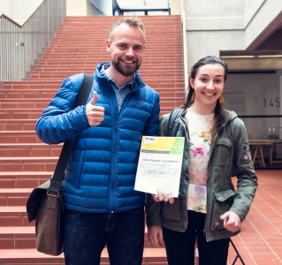 Vítězný tým Iva Jeřábková a Václav Šimeček