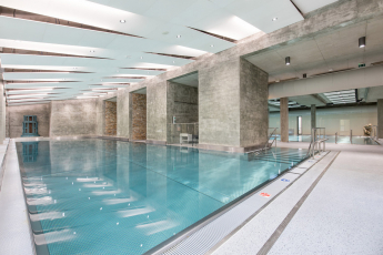 Komplex termálních bazénů Thermalium se skly Lacobel a Matelac