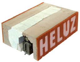 Pasivní domy potřebují stínění, a tedy nosný žaluziový a roletový překlad HELUZ