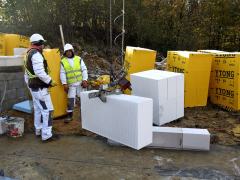 Velkoformátové tvárnice Jumbo ve stavební praxi