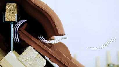 Vysoce efektivní liniové větrání představuje současný standard odvětrání šikmé střechy