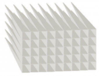 Obr. 6: Na vnějším skle jsou v magnetronu napařené skleněné jehlany (zdroj www.energyin.cz)