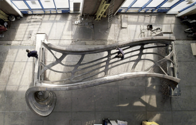 Ocelový most pro Amsterdam vyrobený technologií 3D tisku