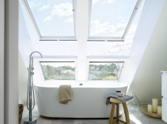 Zdvojená střešní okna a neotvíravé prvky GIU