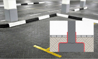 Použití stěrky MB 2K na sloupech