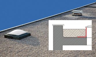 Použití stěrky MB 2K na ploché střeše