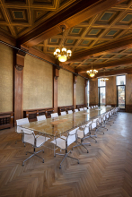 V historických interiérech byly restaurovány všechny původní prvky