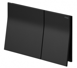 Při pohledu ze strany vynikne jedinečný tvar desky Visign for More 200. Elegantním prohnutím se tlačítko odklání od stěny a jasně naznačuje uživateli svou funkci. Díky tomu, že jsou obě tlačítka vzdálena od stěny, vyvolávají opticky dojem, že se vznášejí ve vzduchu. Za své prvotřídní provedení obdržela ovládací deska Visign for More 200 mezinárodně uznávané ocenění Design Plus powered by ISH 2019. Skutečným unikátem v oblasti ovládacích desek je pak materiál – dýhovaná deska s povrchem z pravého dřeva. Je příjemná na dotek a svým mimořádným vzhledem vnáší do koupelny přirozený šarm i hřejivé teplo. Visign for More 200 je navíc k dostání ve variantě z ušlechtilé oceli v antracitové a zlaté barvě a v teplém měděno-zlatém odstínu. Mimořádnou lehkost zaručuje verze z kvalitního tvrzeného bezpečnostního skla, která je nabízena v barvách temně černá a alpská bílá. 