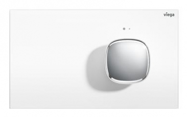 Ovládací deska Visign for More 202 doslova obrací dosavadní způsob splachování vzhůru nohama. Klasický stisk tlačítka je totiž nahrazen zcela novým způsobem ovládání – otočením. Vlastní splachování je řízeno elektronicky, výrazným „knoflíkem“ se jen zlehka pohne. Inovativní přístup se projevuje také v jedinečném propojení purismu a organiky. Jako u uměleckého díla vystupuje precizně tvarovaný knoflík z tenké základní desky. Knoflík je navíc podsvícen LED světlem, které zdůrazňuje jeho nevšední provedení. Ovládací desku Visign for More 202 je možné pořídit v mnoha barevných variantách. Ve standardní nabídce najdete model z ušlechtilé oceli, s bílou barvou, v kombinaci bílé barvy a pochromovaného knoflíku nebo pozlacený model. Desku si lze objednat i v jakékoliv jiné barvě dle přání zákazníka. 