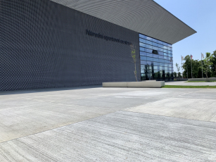 Odvodnění zpevněných ploch prostějovského Národního sportovního centra