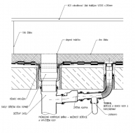Obr. 11: Řešení vpustí (v podstatě trojstupňové odvodnění)