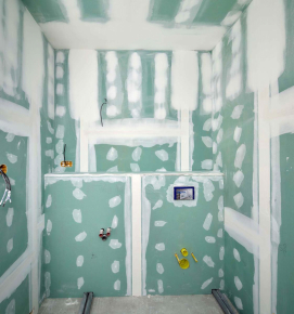 Mezibytové příčky Rigips v malometrážních bytech v Českomoravské „pokořily“ akustickou normu o šest decibelů