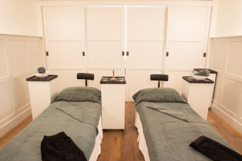 Prostory Lush v Liverpoolu, podlahy Kährs