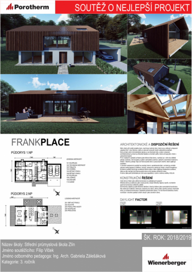 3. místo: Filip Vlček ze SPŠ Zlín