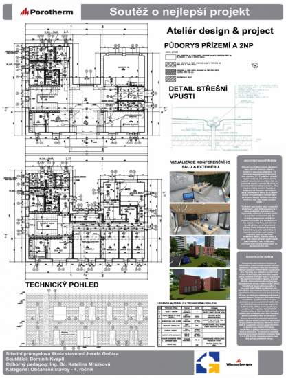 2. místo: Dominik Kvapil ze SPŠS Praha 4