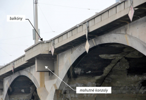 Obr. 2a: Konstrukce mostu