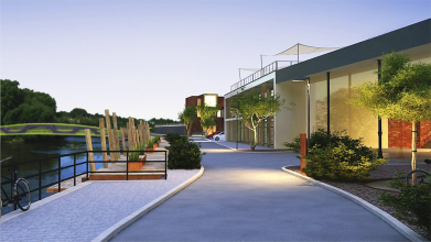 Náplavka a sluneční terasy