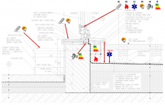 Obr. 1: Uplatnění základních požadavků v detailu vstupu na terasu