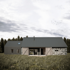 Dřevěné stavby – velké: Vítěz odborné poroty – Teamakers Guest House, David Král, Ondřej Kurečka, Fakulta stavební, Vysoké učení technické v Brně.