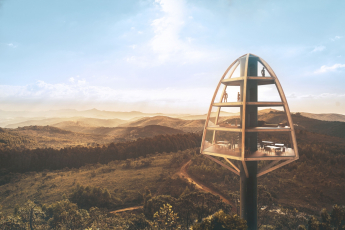 Dřevěné stavby – velké: Vítěz veřejnosti – Arborum, Miroslav Prokop, Tomáš Ferda, Fakulta stavební a Fakulta strojního inženýrství, Vysoké učení technické v Brně.