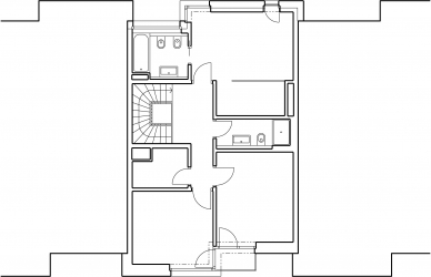 Půdorysy řadového domu