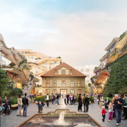 Projekt oživí stávající historické budovy a zároveň přinese novou architekturu do vnitrobloku kolem jízdárny...