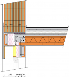Nadpraží s roletovým překladem Vario UNI