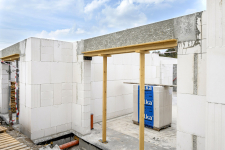 Zdivo Ytong při stavbě bytového domu v Rakovníku