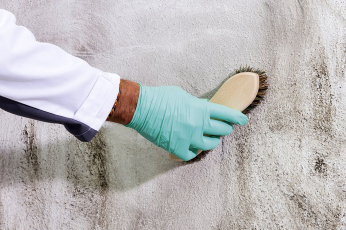 Zbavení se špíny na fasádě