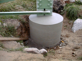 Obr. 12: Opravené patky ošetřené krystalickým nátěrem Xypex Modified