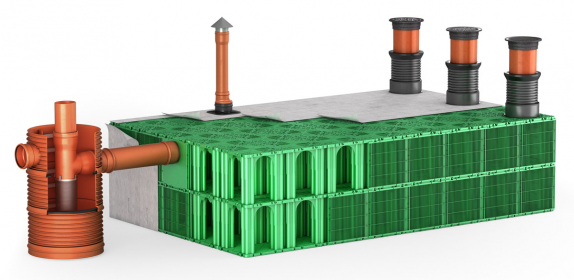 Příklad sestavy STORMBOX II