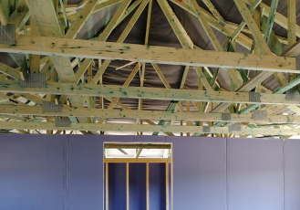 Realizace dřevostaveb s použitím desek Knauf Diamant X od firmy Vladimír Mrštný z Rychnova nad Kněžnou. Firma se specializuje na výstavbu dřevostaveb na klíč (foto Vladimír Mrštný).