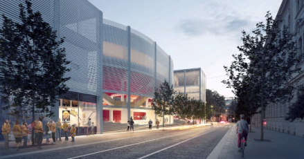 Návrh Horácké multifunkční arény v Jihlavě, 1. cena, prof. Ing. Josef Chybík, CSc.