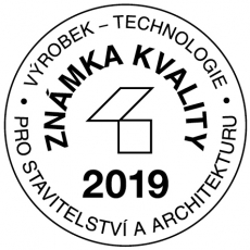 Stříbrná Známka kvality pro beton Colorcrete