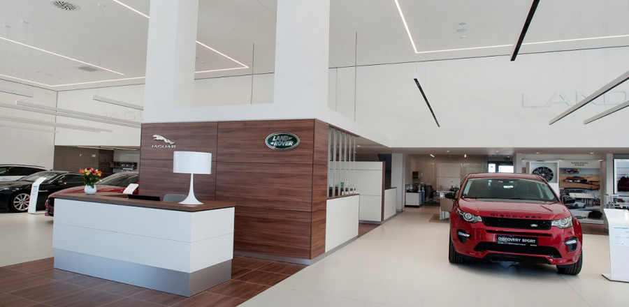 Showroom Jaguar v Hradci Králové 