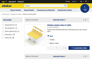 On-line obchod shop.doka.com nabízí možnost nákupu i nájmu bednicích systémů a komponent. Vhodný je zejména právě pro rychlé doplňování ztratných dílů či drobností. To vše bez zbytečného papírování a ztráty času.