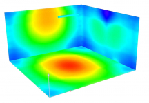 Obr. 2a: Ilustrační model změny vyzařování, vlevo obvyklá lineární zářivka, vpravo LED trubice s malým vyzařovacím úhlem