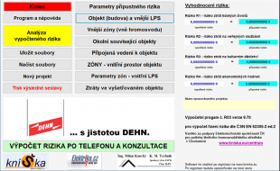 Obr. 4: Milanův software pro analýzu rizik www.kniSka.eu
