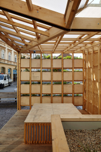 Obr. 8: City Cell Prototype nainstalovaný na Malinovského náměstí v Brně