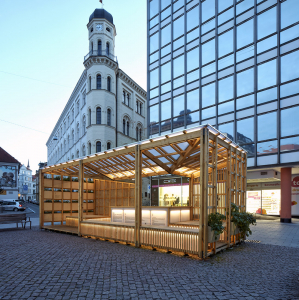 Obr. 10: City Cell Prototype nainstalovaný na Malinovského náměstí v Brně