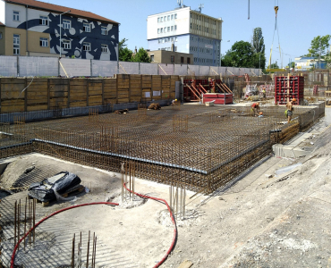 Základová deska objektu A2