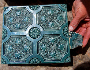 Obr. 17: Výroba kachlů pro nová kamna