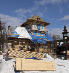 Obr. 20: Současný stav obnovy Libušína