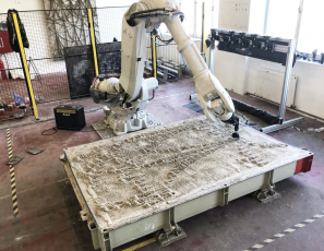 Modelování formy pomocí robota